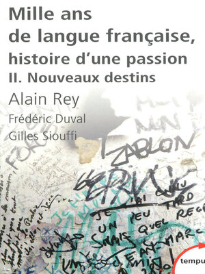 cover image of Mille ans de langue française T02